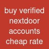 buy verified nextdoor accounts cheap rate
