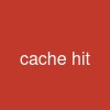 cache hit