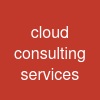 cloud consulting services