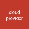 cloud provider