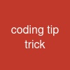 coding tip trick