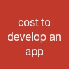 cost to develop an app