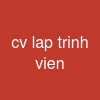 cv lap trinh vien