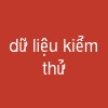 dữ liệu kiểm thử