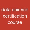 data science certification course