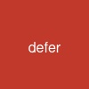 defer