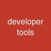 developer tools