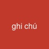 ghi chú