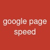 google page speed