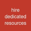 hire dedicated resources