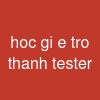 hoc gi e tro thanh tester