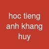 hoc tieng anh khang huy