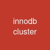 innodb cluster