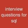 interview questions for sql