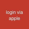 login via apple