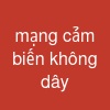 mạng cảm biến không dây