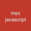 mẹo javascript