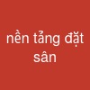 nền tảng đặt sân