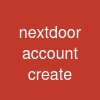 nextdoor account create