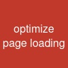 optimize page loading