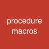 procedure macros