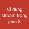 sử dụng stream trong java 8