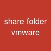 share folder vmware