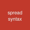 spread syntax