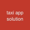 taxi app solution