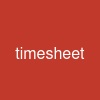 timesheet