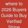 where to 2026 Buyers Guide to Buy Verified Stripe ...