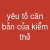 yêu tố căn bản của kiểm thử