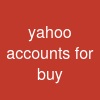 yahoo accounts for buy