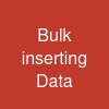 Bulk inserting Data
