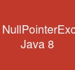 NullPointerException Java 8