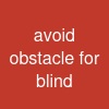 avoid obstacle for blind