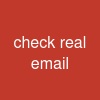 check real email