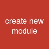 create new module