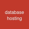 database hosting