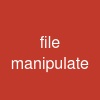 file manipulate
