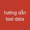 hướng dẫn test data