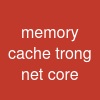 memory cache trong .net core