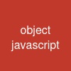 object javascript