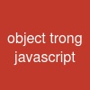 object trong javascript