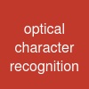 optical character recognition