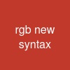 rgb new syntax