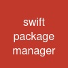 swift package manager