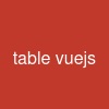 table vuejs