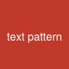 text pattern