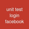 unit test login facebook